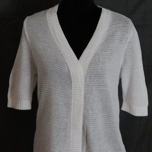 White Cardigan Sweater